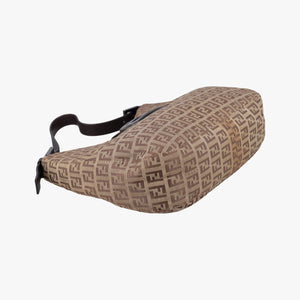 Secondhand Fendi Zucchino Camel Canvas 8BR036 handbag | stylenewstar