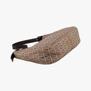 Secondhand Fendi Zucchino Camel Canvas 8BR036 handbag | stylenewstar