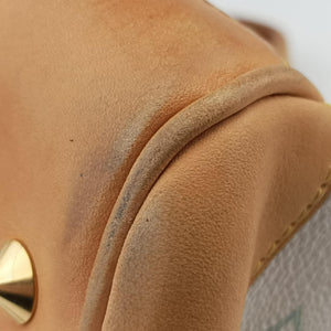 Pre-owned Louis Vuitton COURTNEY MM white Monogram Multicolor M45641 handbag | stylenewstar