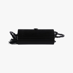 Pre-owned Yves Saint Laurent Fringe Monogram Opium Box Black Plexiglass 418523 shoulderbag | stylenewstar