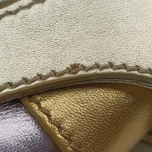 Pre-owned Fendi Zucchino turn lock golden×Multicolour canvas×leather 8BR429 handbag | stylenewstar