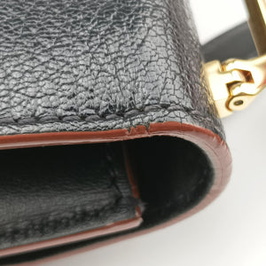 Pre-owned Miu Miu Miu Lady Black Leather shoulderbag | stylenewstar