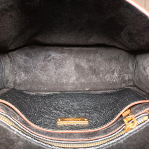 Pre-owned Miu Miu Miu Lady Black Leather shoulderbag | stylenewstar