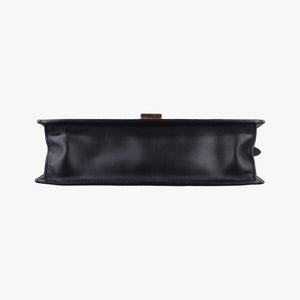Pre-owned Gucci Sylvie Black×green×red Leather 421882 shoulderbag | stylenewstar