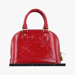 Pre-owned Louis Vuitton Alma BB CERISE Vernis M90174 shoulderbag | stylenewstar
