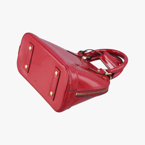 Pre-owned Louis Vuitton Alma BB CERISE Vernis M90174 shoulderbag | stylenewstar