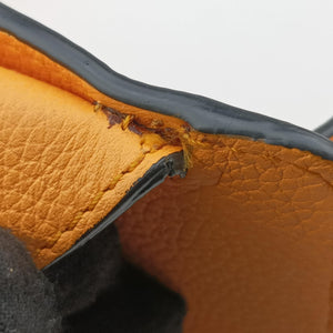 Pre-owned Loewe Hammock Drawstring Mini Orange Leather shoulderbag | stylenewstar