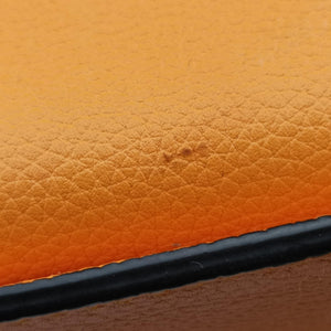 Pre-owned Loewe Hammock Drawstring Mini Orange Leather shoulderbag | stylenewstar