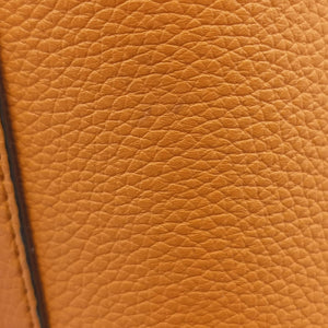 Pre-owned Loewe Hammock Drawstring Mini Orange Leather shoulderbag | stylenewstar
