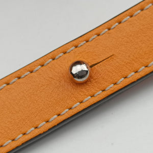 Pre-owned Loewe Hammock Drawstring Mini Orange Leather shoulderbag | stylenewstar