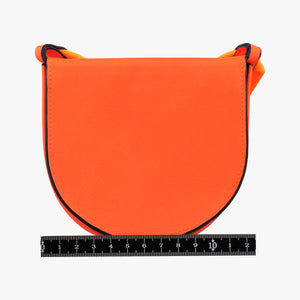 Pre-owned Loewe Heel Pouch mini Orange Leather shoulderbag | stylenewstar