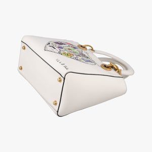 Pre-owned Christian Dior Niki de Saint Phalle Lady Dior White×Multicolour Leather shoulderbag | stylenewstar