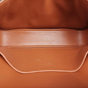 Pre-owned Celine Claude Triomphe Brown PVC coated canvas shoulderbag | stylenewstar