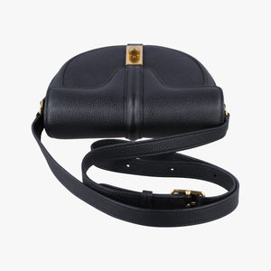 Pre-owned Celine Small Besace 16 Black Leather shoulderbag | stylenewstar