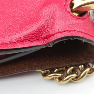 Pre-owned Fendi KAN U Red Leather 8BT312 shoulderbag | stylenewstar