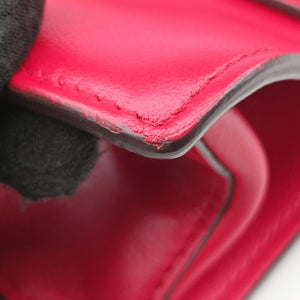Pre-owned Fendi KAN U Red Leather 8BT312 shoulderbag | stylenewstar