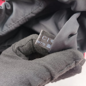 Pre-owned Gucci Techno Vintage Web L'Aveugle Par Amour Embroidered Red canvas 478327 backpack/rucksack | stylenewstar