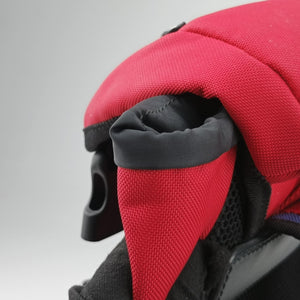 Pre-owned Gucci Techno Vintage Web L'Aveugle Par Amour Embroidered Red canvas 478327 backpack/rucksack | stylenewstar