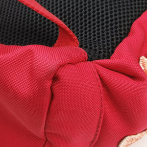 Pre-owned Gucci Techno Vintage Web L'Aveugle Par Amour Embroidered Red canvas 478327 backpack/rucksack | stylenewstar