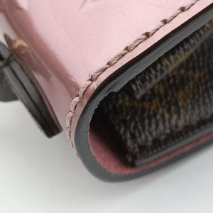 Vintage Louis Vuitton Spring Street PM Pink×Brown Vernis×Monogram M90568 shoulderbag | stylenewstar