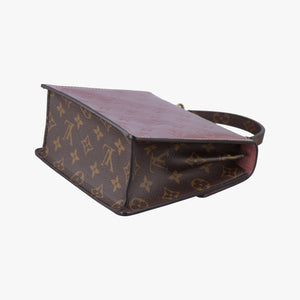 Vintage Louis Vuitton Spring Street PM Pink×Brown Vernis×Monogram M90568 shoulderbag | stylenewstar