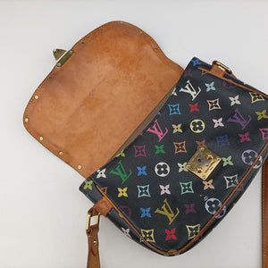Pre-owned Louis Vuitton Sologne Noir Monogram Multicolor M92639 shoulderbag | stylenewstar