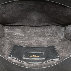Pre-owned Yves Saint Laurent KATE Black Leather 354119 shoulderbag | stylenewstar