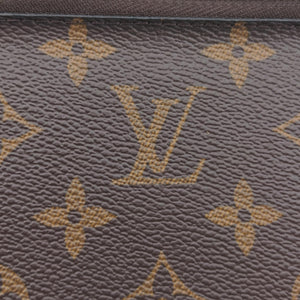 Pre-owned Louis Vuitton Pochette Double Zip Blooming Flowers brown×multicolor Monogram Canvas×calf leather M63905 shoulderbag | stylenewstar