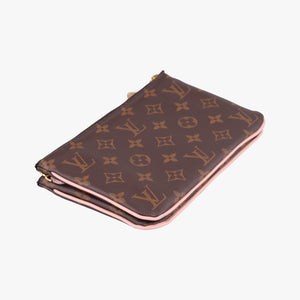 Pre-owned Louis Vuitton Pochette Double Zip Blooming Flowers brown×multicolor Monogram Canvas×calf leather M63905 shoulderbag | stylenewstar