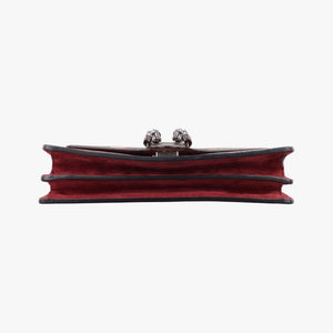 Pre-owned Gucci Dionysus beige×red×multi PVC coated canvas × suede 400249 shoulderbag | stylenewstar