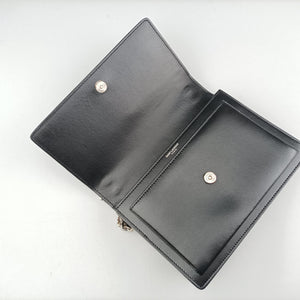 Vintage Yves Saint Laurent SUNSET Black Leather 442906 shoulderbag | stylenewstar
