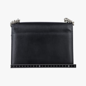 Vintage Yves Saint Laurent SUNSET Black Leather 442906 shoulderbag | stylenewstar