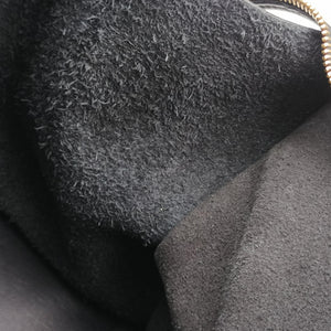 Pre-owned Yves Saint Laurent BABY CABAS Black Leather 394458 handbag | stylenewstar