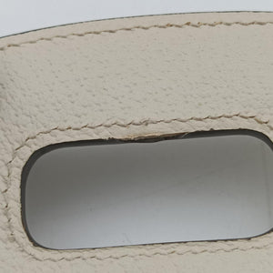 Pre-owned Gucci New Bamboo White Leather×Canvas 675797 shoulderbag | stylenewstar