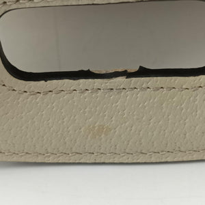 Pre-owned Gucci New Bamboo White Leather×Canvas 675797 shoulderbag | stylenewstar