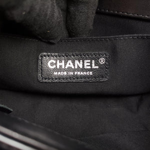Pre-owned Chanel BOY CHANEL Black Leather A67085 shoulderbag | stylenewstar
