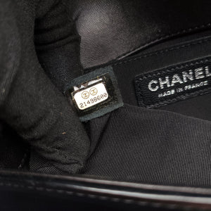 Pre-owned Chanel BOY CHANEL Black Leather A67085 shoulderbag | stylenewstar