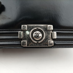 Pre-owned Chanel BOY CHANEL Black Leather A67085 shoulderbag | stylenewstar