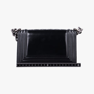 Pre-owned Chanel BOY CHANEL Black Leather A67085 shoulderbag | stylenewstar