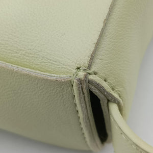 Pre-owned Bottega Veneta candy cassette Yellow lambskin shoulderbag | stylenewstar