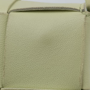 Pre-owned Bottega Veneta candy cassette Yellow lambskin shoulderbag | stylenewstar