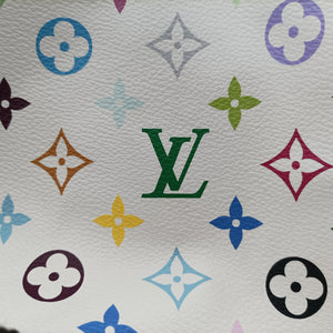Vintage Louis Vuitton Petit NOe white Monogram Multicolor M42229 shoulderbag | stylenewstar