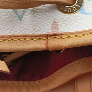 Vintage Louis Vuitton Petit NOe white Monogram Multicolor M42229 shoulderbag | stylenewstar