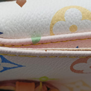 Vintage Louis Vuitton Petit NOe white Monogram Multicolor M42229 shoulderbag | stylenewstar