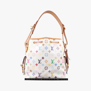 Vintage Louis Vuitton Petit NOe white Monogram Multicolor M42229 shoulderbag | stylenewstar