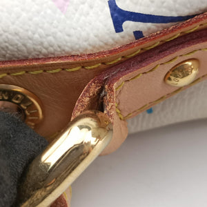 Vintage Louis Vuitton Petit NOe white Monogram Multicolor M42229 shoulderbag | stylenewstar