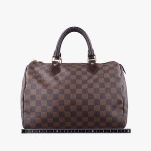 Secondhand Louis Vuitton Speedy 30 EBENE Damier Canvas N41364 handbag | stylenewstar