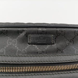 Pre-owned Gucci GG Imprime Messenger Black PVC coated canvas 201448 shoulderbag | stylenewstar