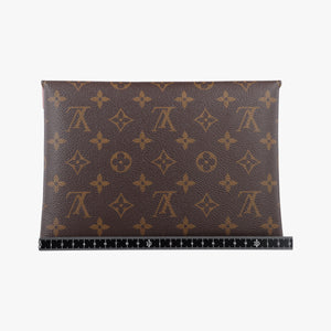 Pre-owned Louis Vuitton Pochette Kirigami Brown Monogram Canvas M62034 clutchbag | stylenewstar