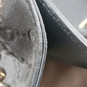 Pre-owned Gucci Emily Black Leather 295403 shoulderbag | stylenewstar
